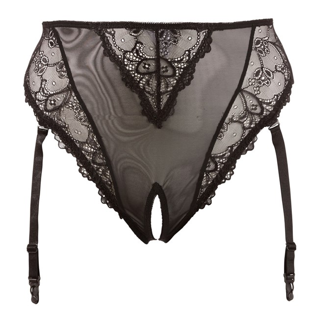 Trosa Med Strumpeband - Plus Size