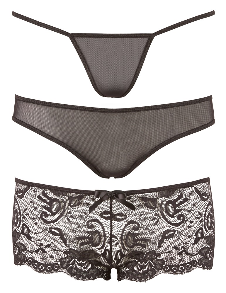 Sexy Panties - 3pcs set | SEXIGA KLÄDER - SEXIGA UNDERKLÄDER - Sexiga trosor - Hipsters & briefs | Intimast