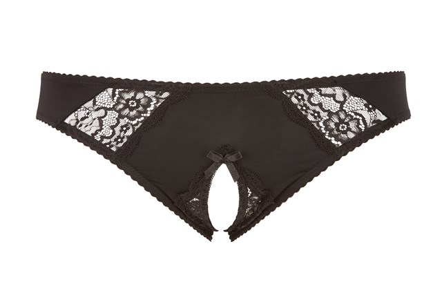 Plussize Crotchless Panties