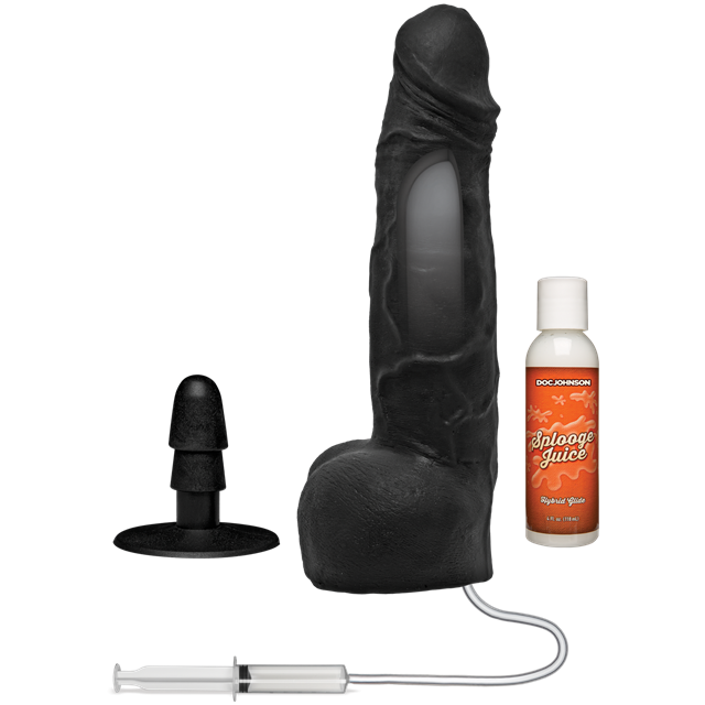 Squirting 26cm Cumplay Cock med Avtagbar Vac-U-Lock Sugkopp