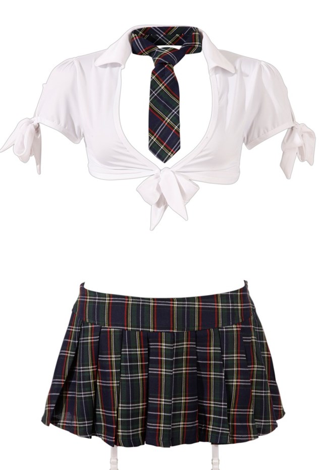 Sexigt Skolflicke Set