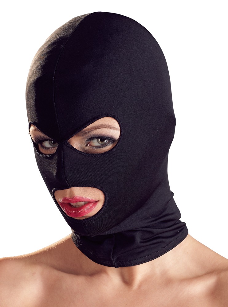 Ögon/Mun Svart Mask
