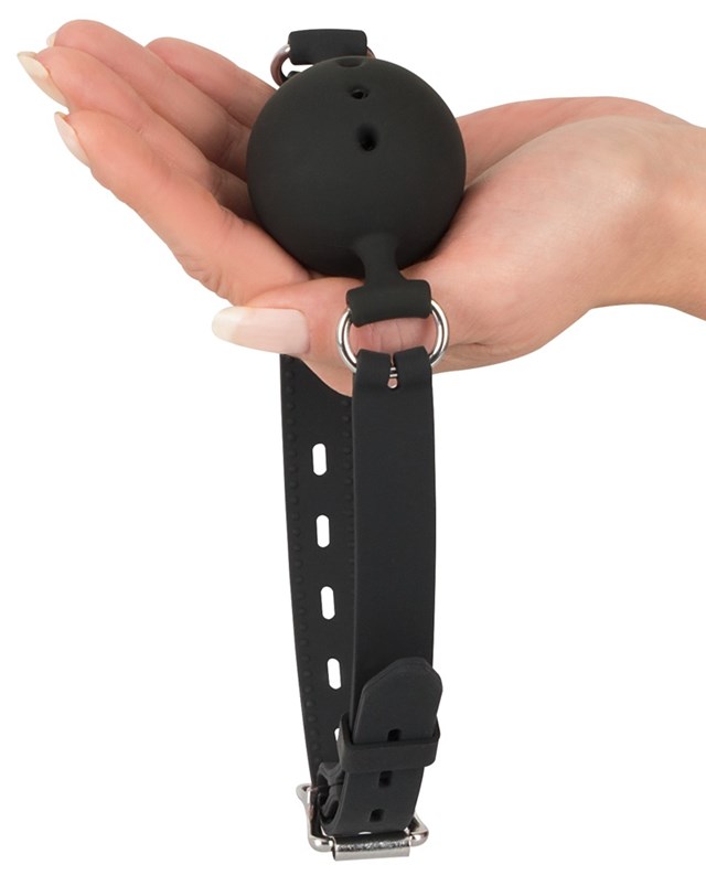 BREATHABLE SILICONE GAG - LARGE