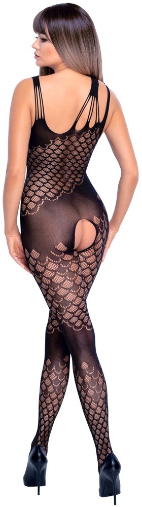 SEAMLESS CATSUIT MED ÖPPEN GREN – ONE-SIZE (S-L)