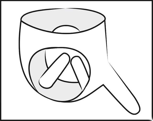 Latex Trosa med 3 Dildos