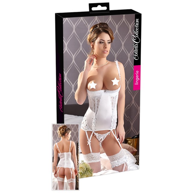 White Corsage Set