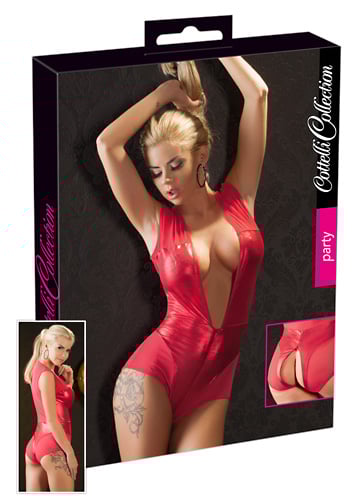 Low-cut Red Body | Underkläder för julafton | Intimast