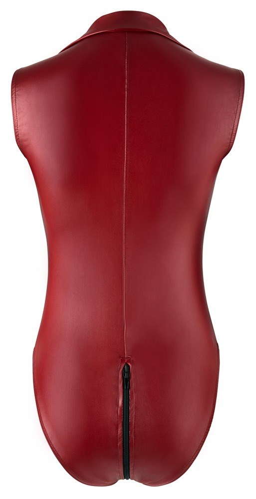 Hot Stretchy Red Body with Zipper