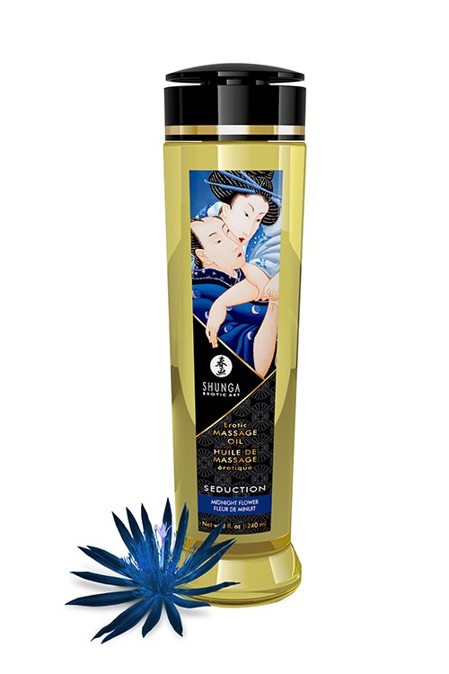 Erotisk Massageolja - Seduction Midnight Flower 240ml