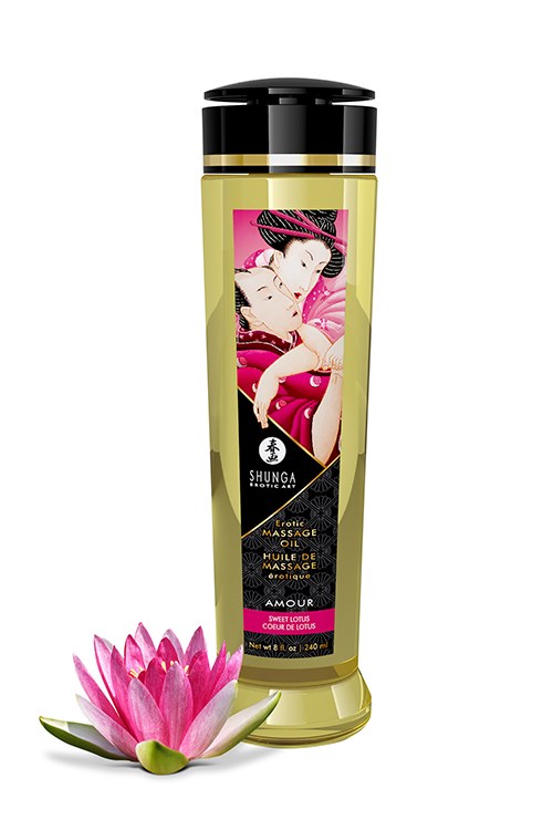 Erotisk Massageolja - Amour Sweet Lotus 240ml