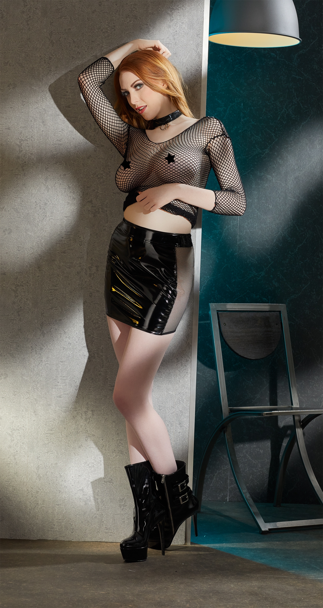 Minikjol Av Vinyl | SEXIGA KLÄDER - FETISHKLÄDER TJEJ - Fetish Kjolar | Intimast