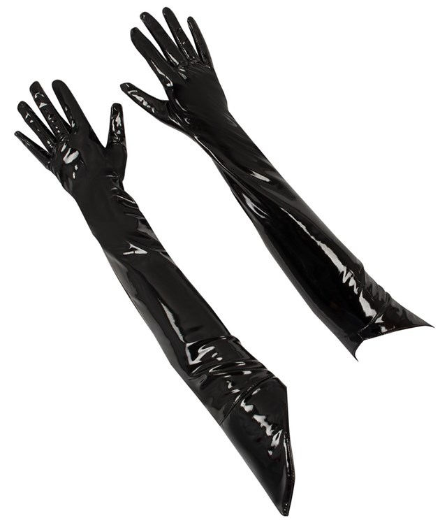 Black Vinyl Gloves
