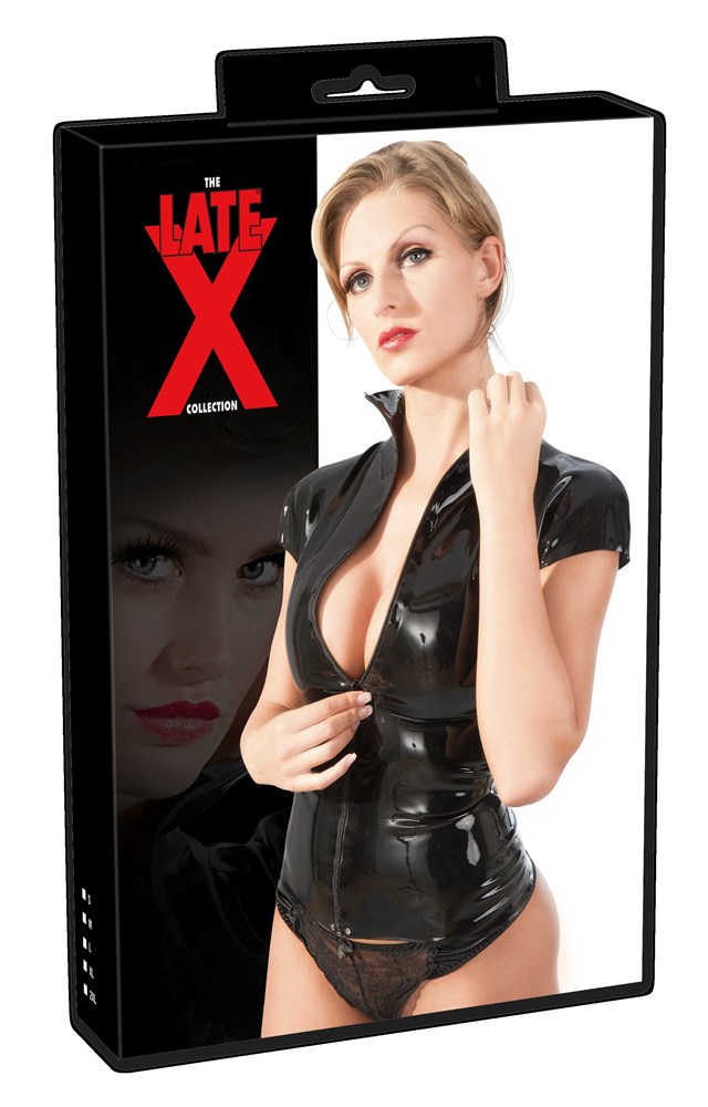 Latex Topp med Dragkedja