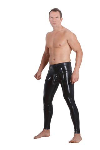 Latex Leggins Med Penishylsa