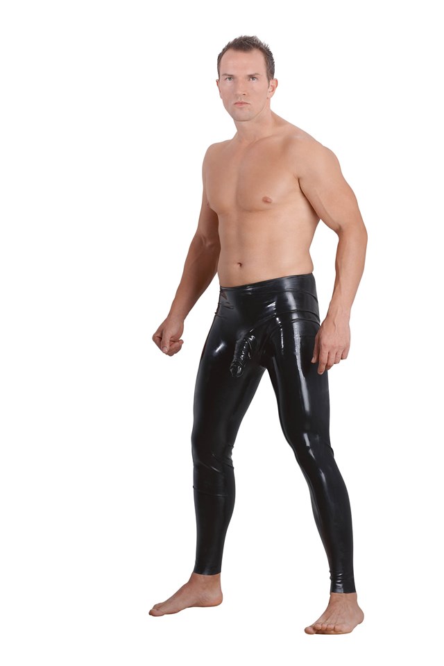 Latex Leggins Med Penishylsa