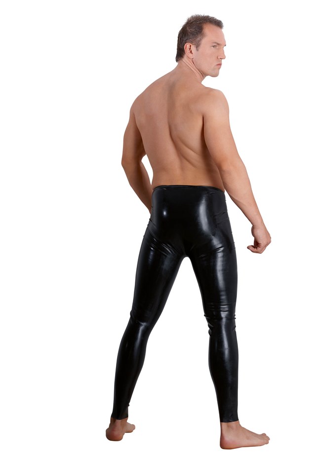 Latex Leggins Med Penishylsa