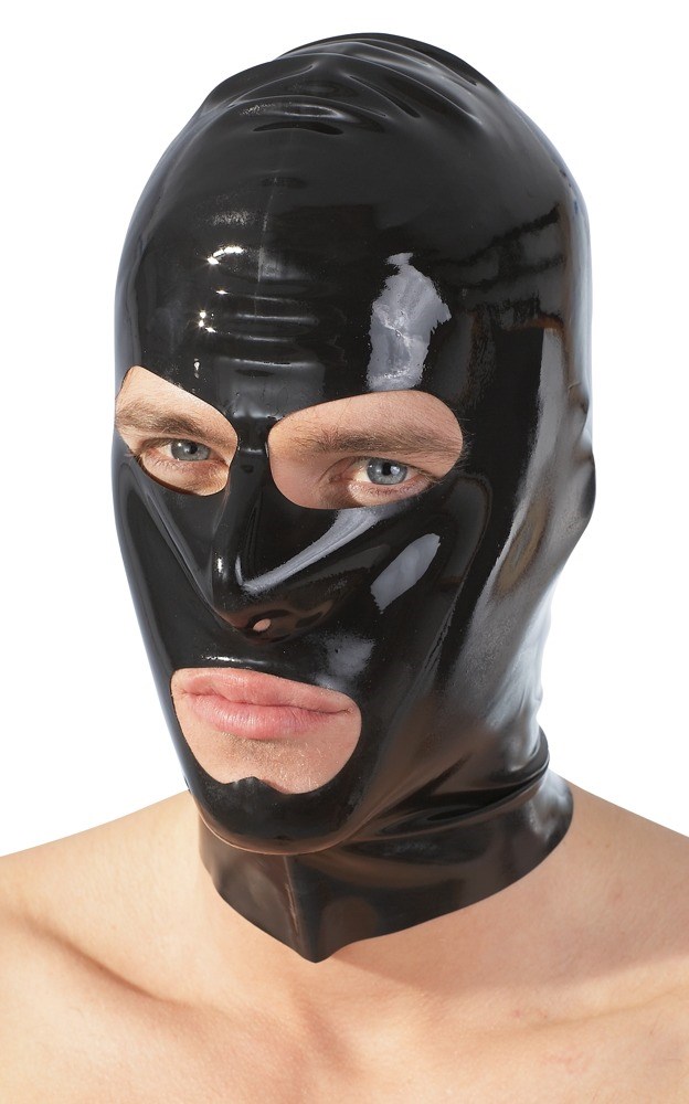 Latex Mask - Svart