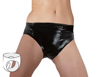 Latex Trosa Med Dildo