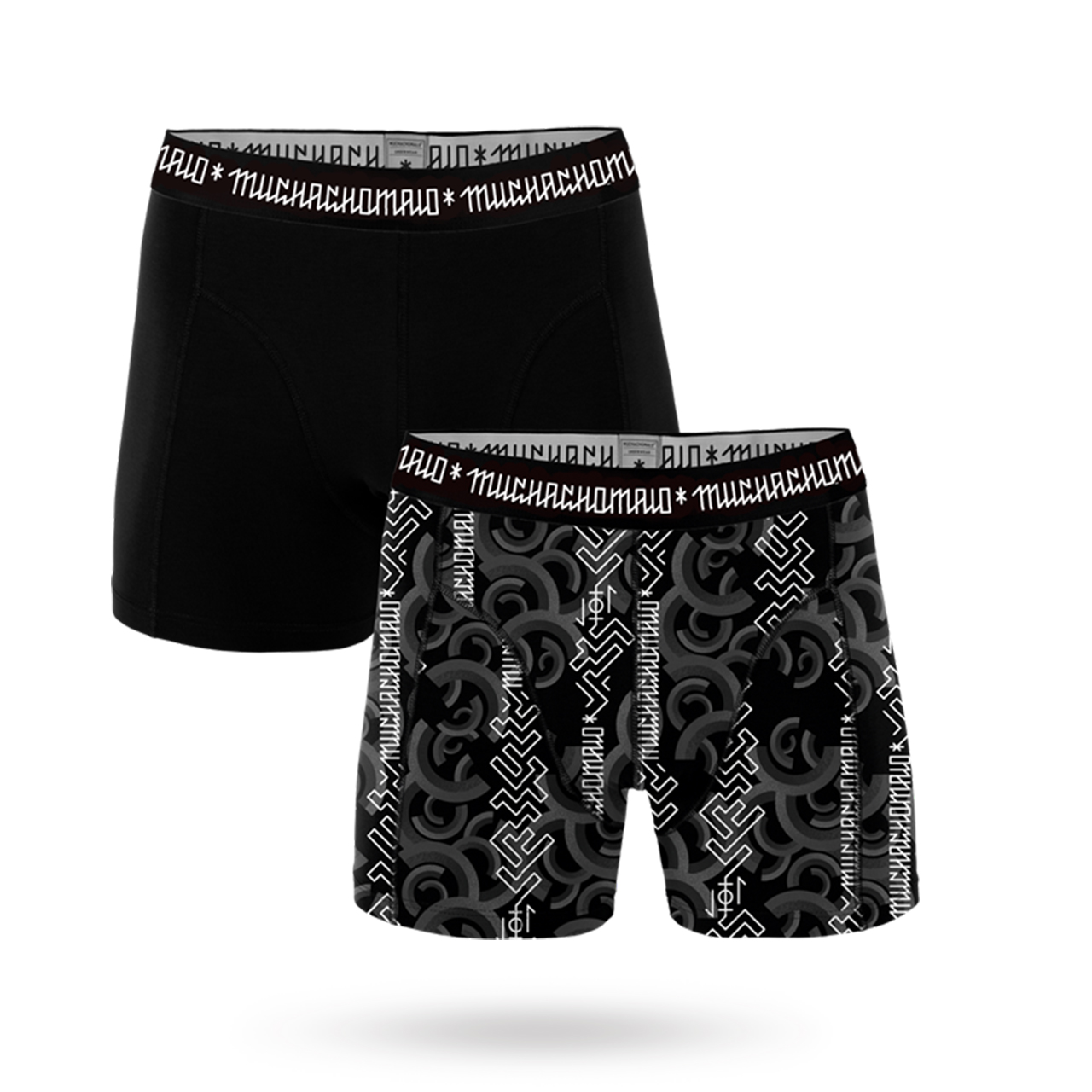 Flip Tha Script Print/Solid - 2-pack Boxershorts | SEXIGA KLÄDER - KLÄDER KILLE - Sexiga herrunderkläder | Intimast