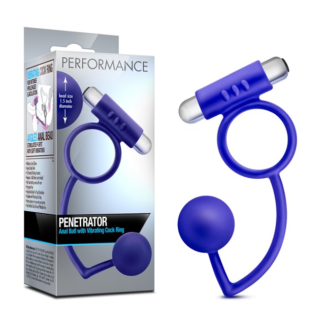 Performance Analkula med Vibrerande Penisring