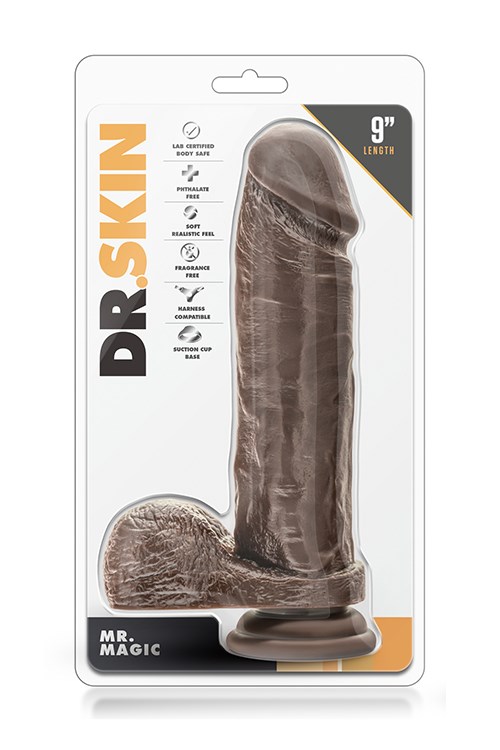 DR. SKIN MR. MAGIC - Dildo Med Pung 18.5cm
