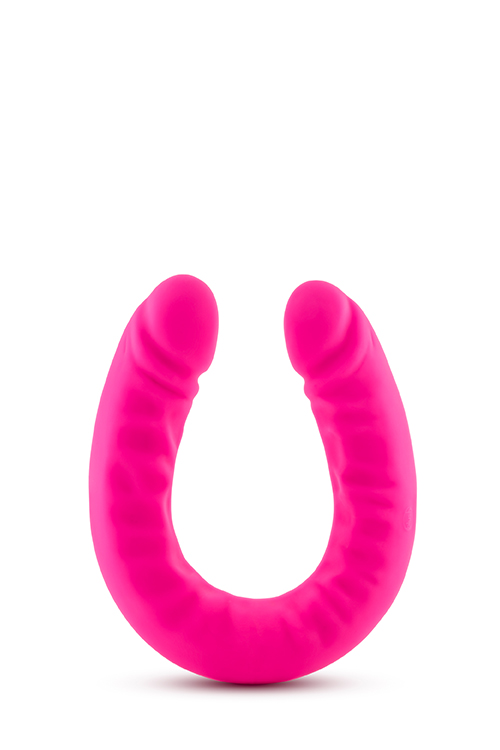 Rusé Hot Pink Slim Double Dong - cm