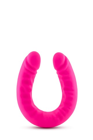 Rusé Hot Pink Slim Double Dong - 46 Cm