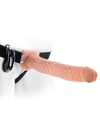 28cm Vibrating Hollow Strap-on