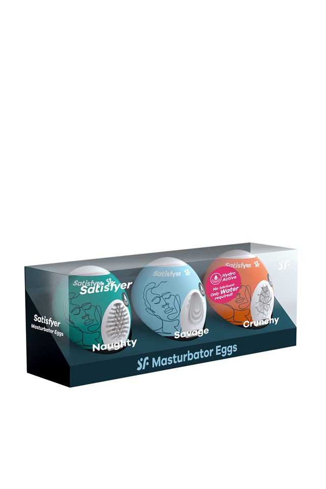 ONANIÄGG NAUGHTY CRUNCHY SAVAGE 3-PACK