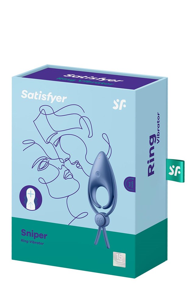 SATISFYER SNIPER BLÅ PENISRING