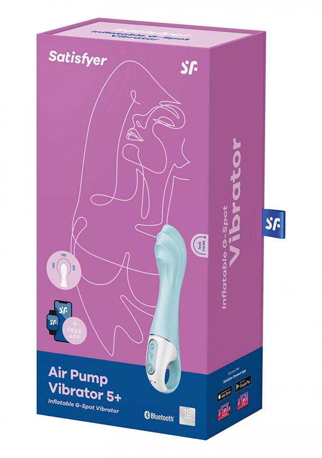 Air-Pump Vibrator 5 with Connect App