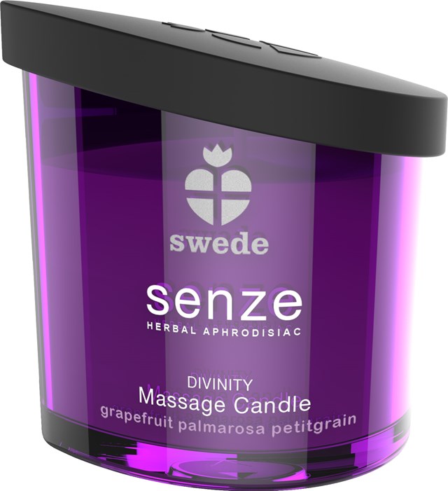 Senze Divinity Massageljus - Grapefruit Palmarosa Petitgrain