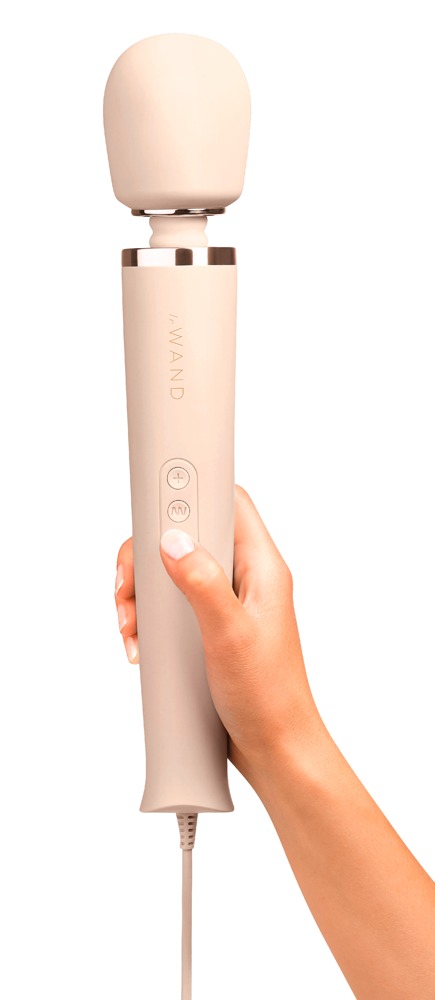 Powerful Plug-In Vibrating Massager - Vit | SEXLEKSAKER - MEST FÖR HENNE - Vibratorer - Magic Massager Wands | Intimast