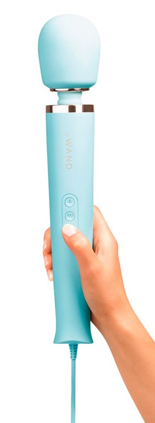 Powerful Plug-in Vibrating Massager - Blå