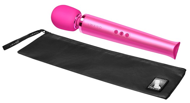 Powerful Plug-In Vibrating Massager - Rosa