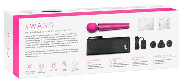 Powerful Vibrating Massager - Pink