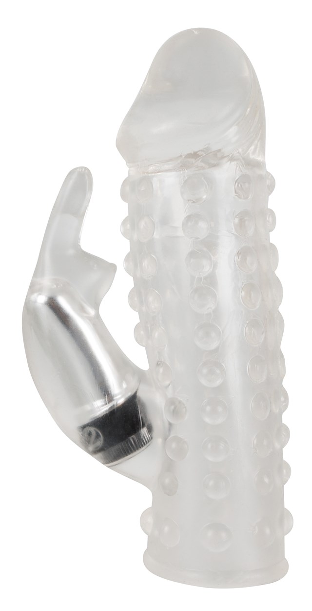 Penis Sleeve with Clitoris Stimulator