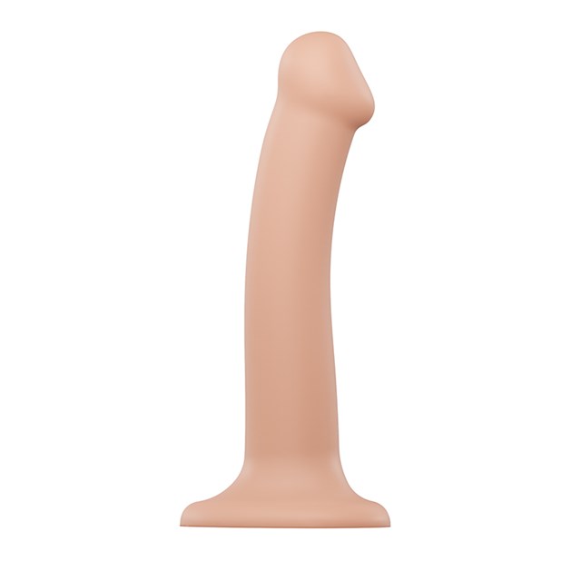 Böjbar Dildo Dual Density Medium - 18 cm