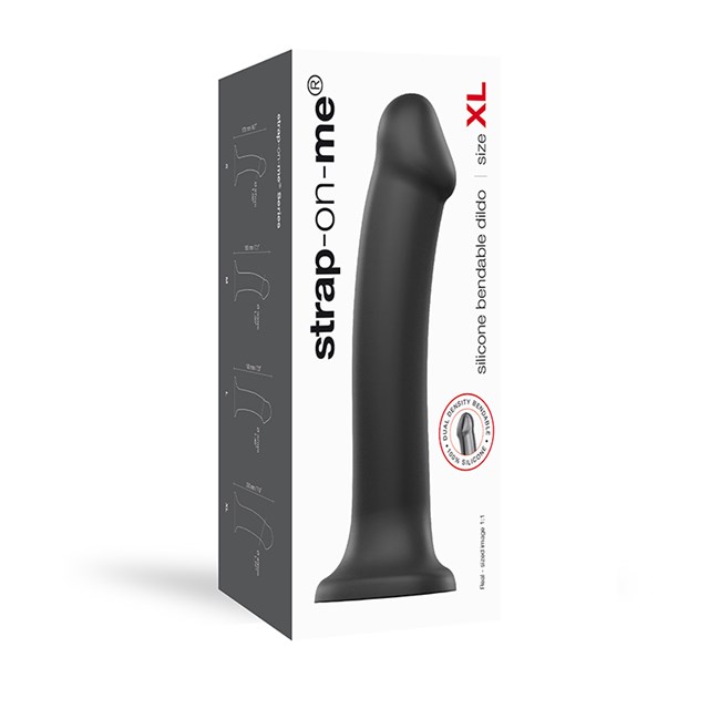 Böjbar Dildo Dual Density XL - 20 cm