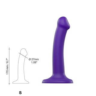 Böjbar Dildo Dual Density Small - 17 Cm