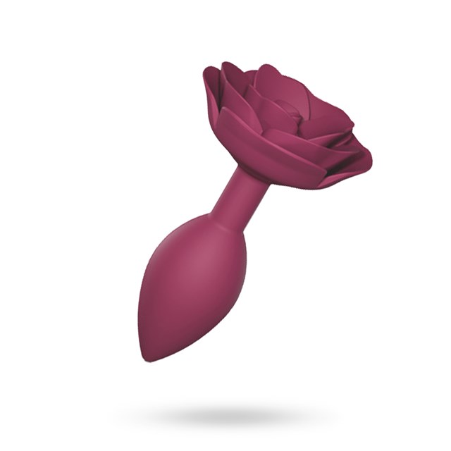 OPEN ROSES BUTTPLUG SIZE M - PLUM STAR