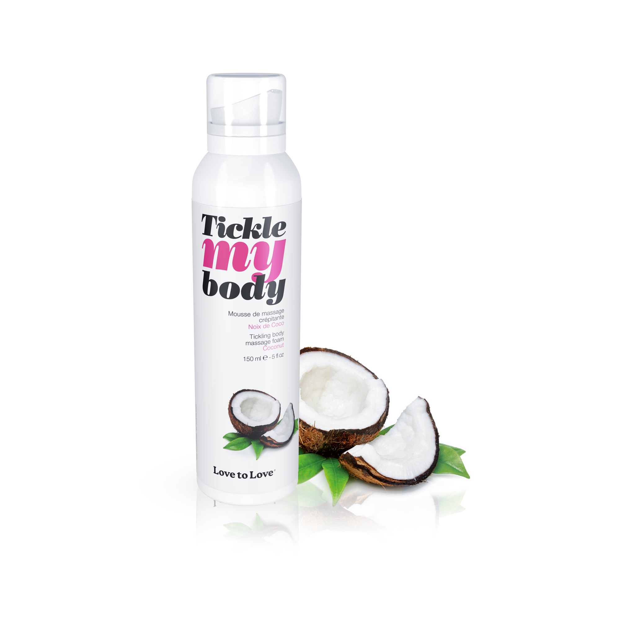 Tickle My Body - Massageskum Kokosnöt 150 ml