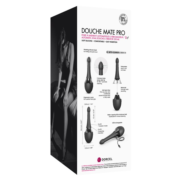 DOUCHE MATE PRO 2-IN-1 ENEMA & VIBRATOR