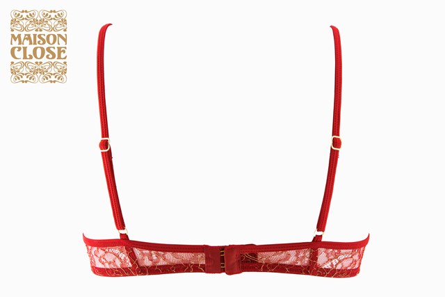 Jardin Imperial Wire Bra Red