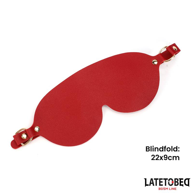 7-pcs Bondage Set With Bag Red
