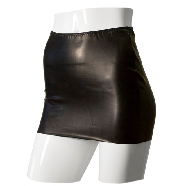 DATEX MINI SKIRT WITH CUT-OUT REAR