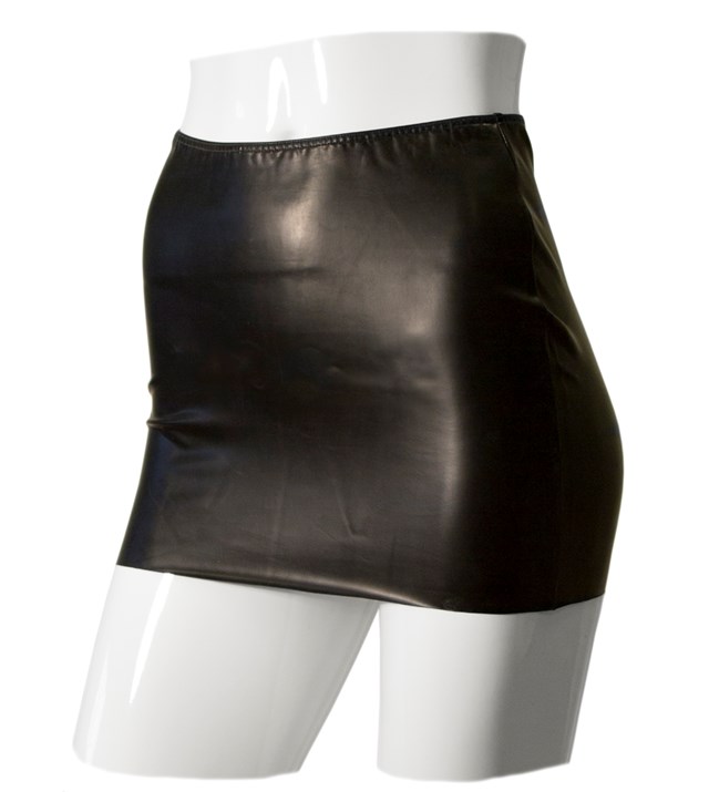 DATEX MINI SKIRT WITH CUT-OUT REAR