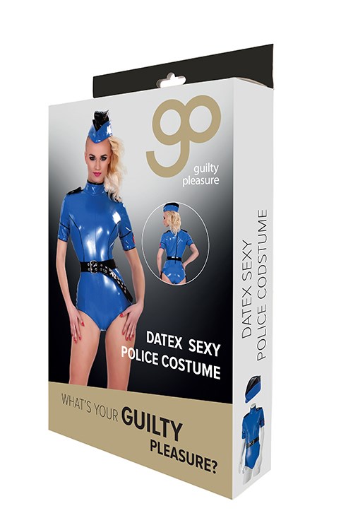 DATEX SEXY POLICE COSTUME BLUE