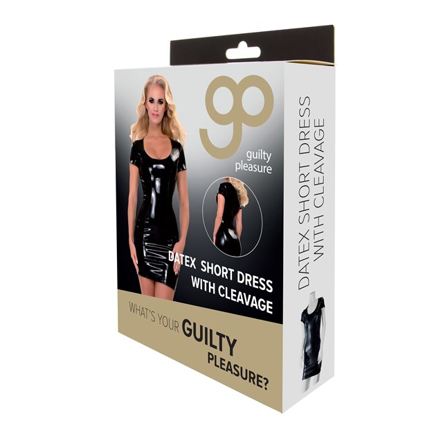 DATEX SHORT DRESS WITH CLEAVAGE