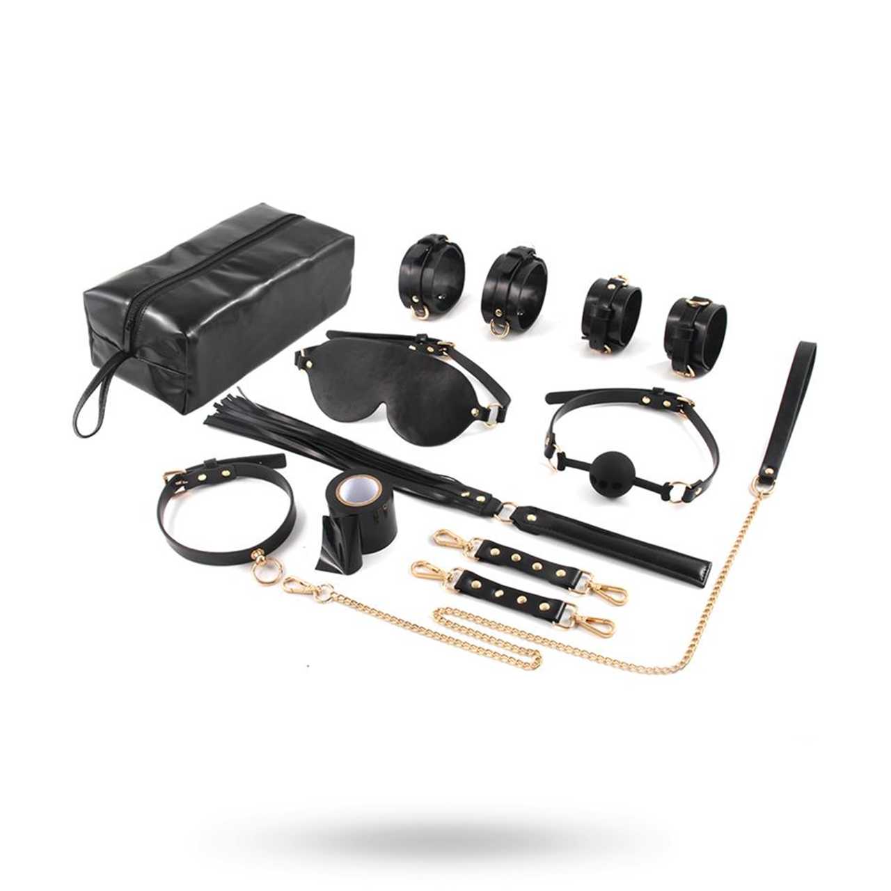 8-pcs Bondage Kit With Storage Bag